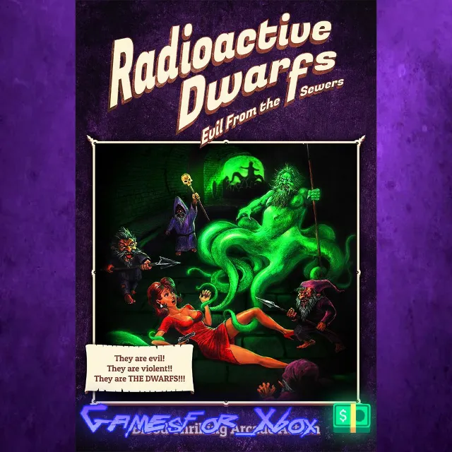 ☀️Radioactive Dwarfs Evil From the Sewers XBOX