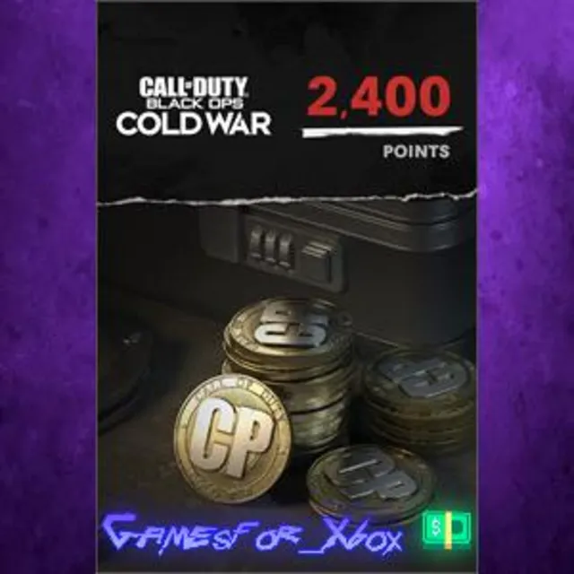 ☀️2,400 Call of Duty Black Ops Cold War Points XBOX DLC
