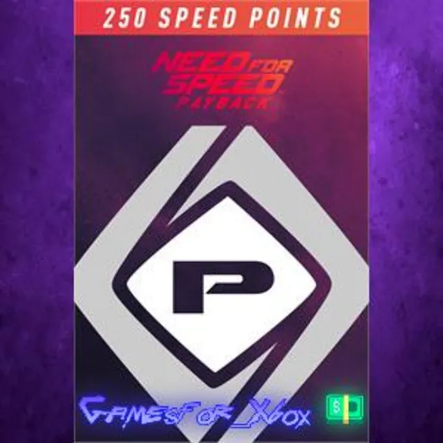 ☀️NFS Payback 250 Speed Points XBOX DLC