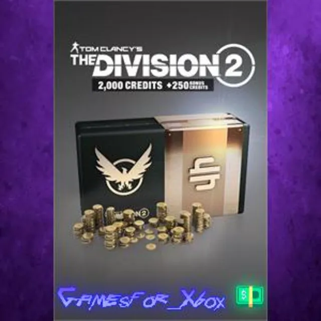 ☀️Tom Clancy’s The Division 2 – 2250 Premium Credits Pack XBOX DLC