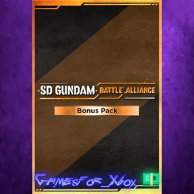☀️SD GUNDAM BATTLE ALLIANCE Bonus Pack XBOX DLC