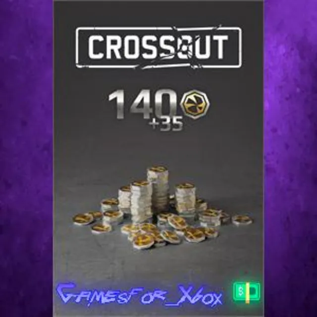 ☀️Crossout - 140 +35 bonus Crosscrowns XBOX DLC