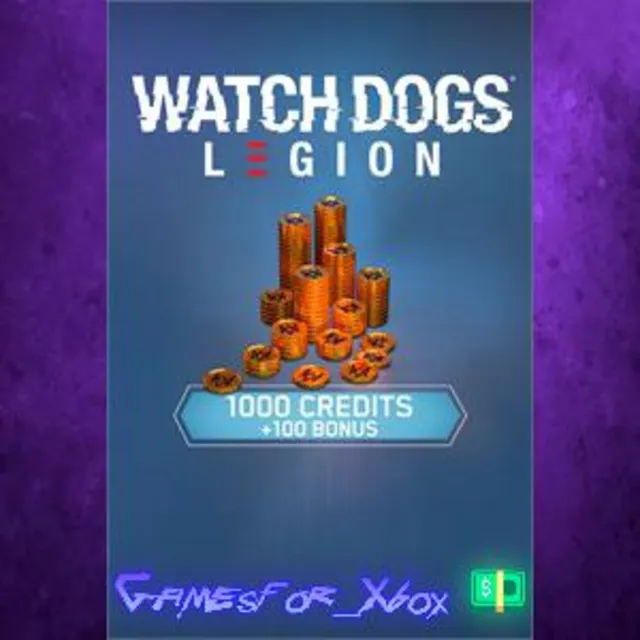 ☀️WATCH DOGS LEGION - 1100 WD CREDITS PACK XBOX DLC