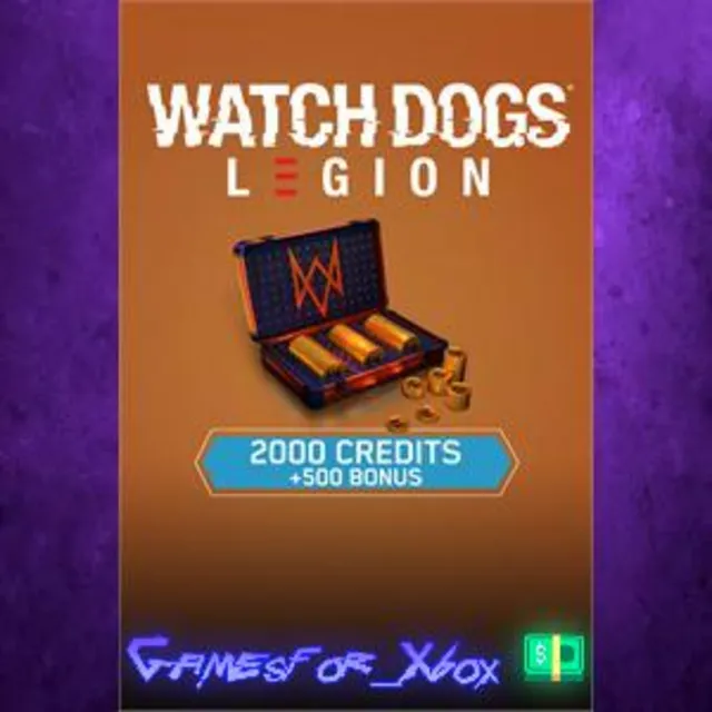 ☀️WATCH DOGS LEGION - 2500 WD CREDITS PACK XBOX DLC