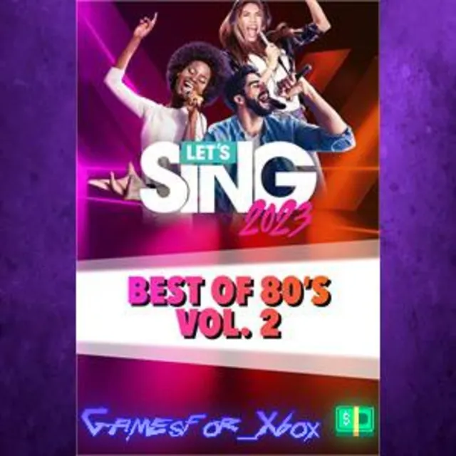 ☀️Let’s Sing 2023 Best of 80’s Vol. 2 Song Pack XBOX DLC