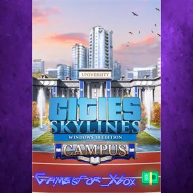☀️Cities Skylines - Campus Win 10 WIND DLC