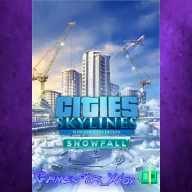☀️Cities Skylines - Snowfall WIND DLC
