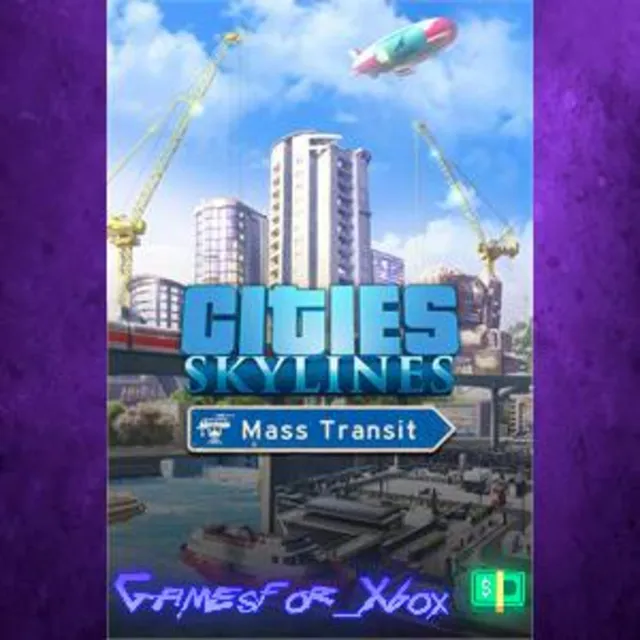☀️Cities Skylines - Mass Transit XBOX DLC