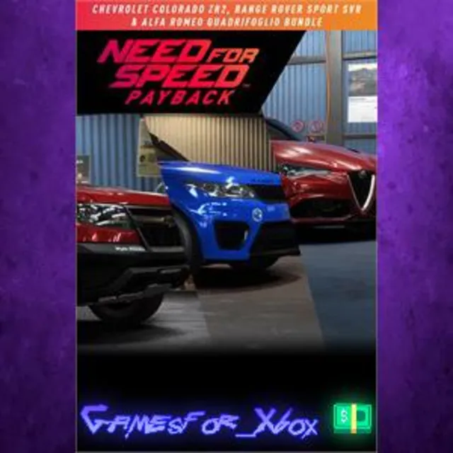 ☀️Need for Speed Payback Chevrolet Colorado ZR2, Range Rover Sport SVR &amp; Alfa Romeo Q
