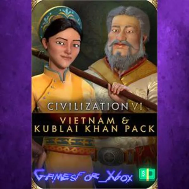 ☀️Civilization VI – Vietnam &amp; Kublai Khan Pack XBOX DLC