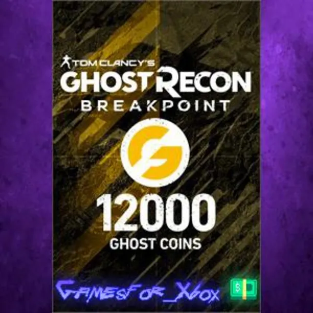☀️Ghost Recon Breakpoint 9600 +2400 Ghost Coins XBOX DLC