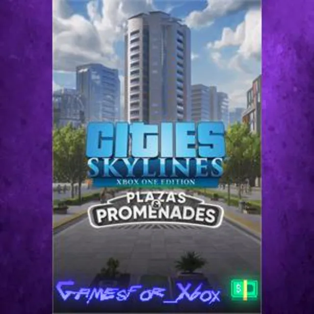 ☀️Cities Skylines - Plazas &amp; Promenades WIND DLC