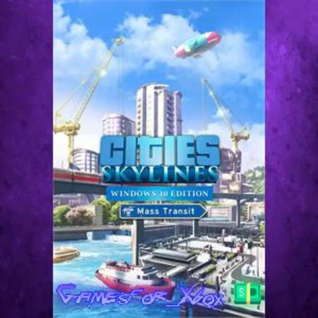 ☀️Cities Skylines - Mass Transit WIND DLC