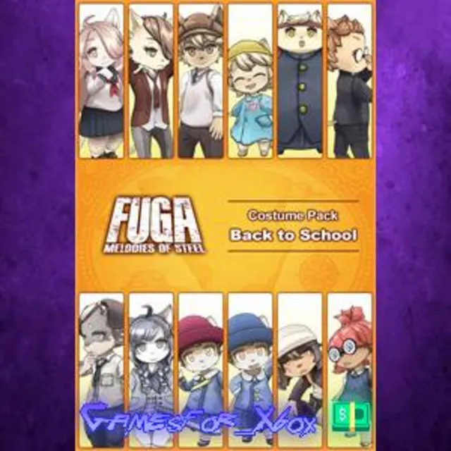 ☀️Fuga Melodies of Steel - Back to School Costume Pack XBOX DLC