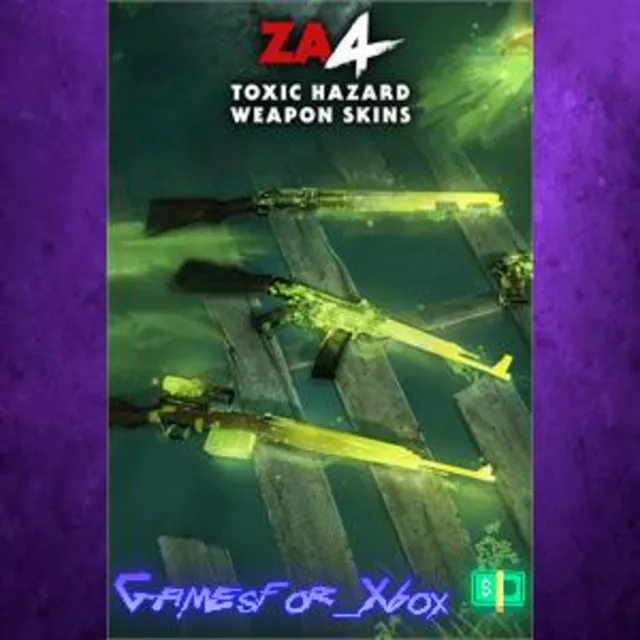 ☀️Zombie Army 4 Toxic Hazard Weapon Skins XBOX DLC