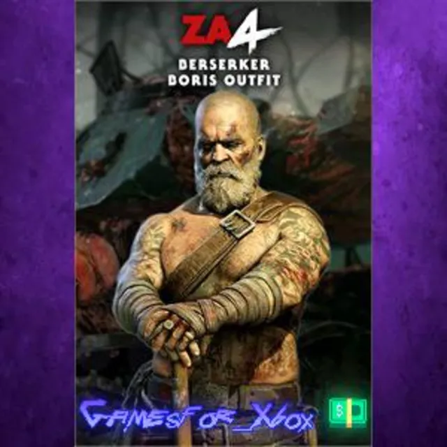 ☀️Zombie Army 4 Berserker Boris Outfit XBOX DLC