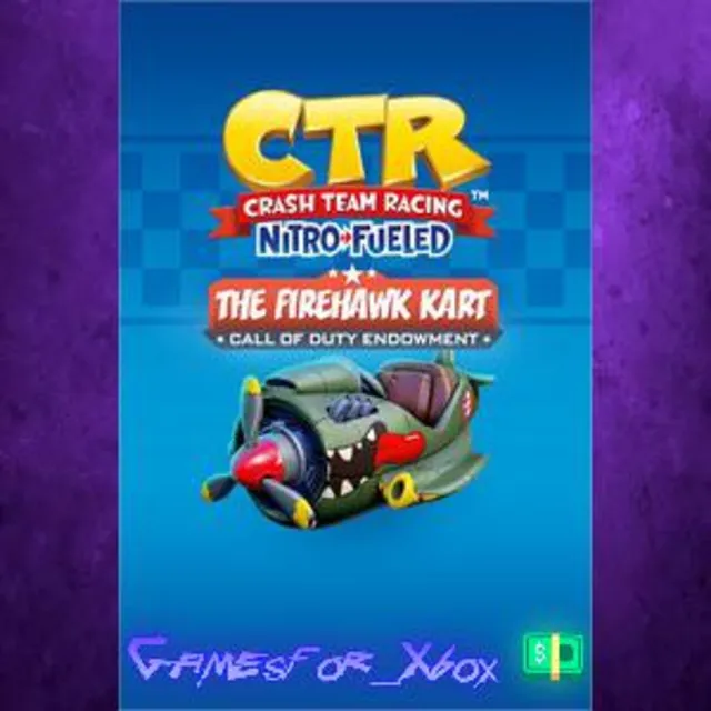 ☀️Crash Team Racing Nitro-Fueled - The Firehawk Kart XBOX DLC