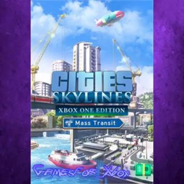 ☀️Cities Skylines - Mass Transit XBOX DLC
