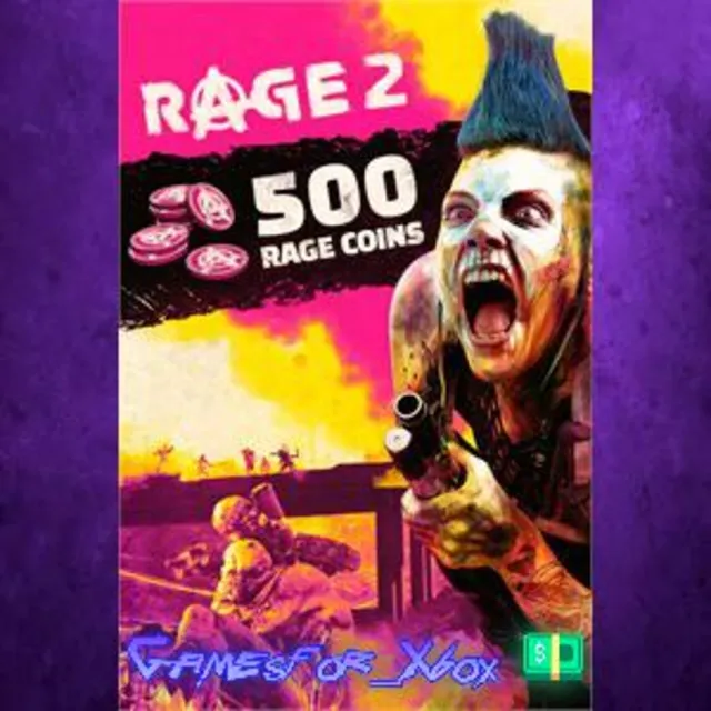 ☀️RAGE 2 500 RAGE Coins XBOX DLC