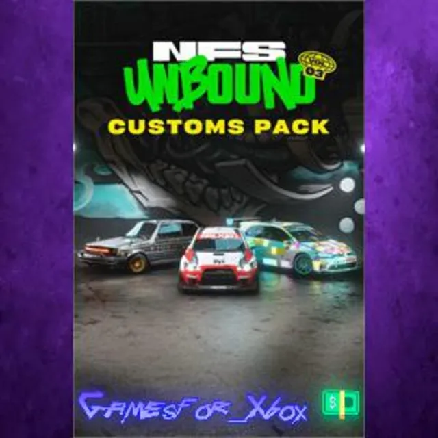 ☀️Need for Speed Unbound - Vol.3 Customs Pack XBOX DLC