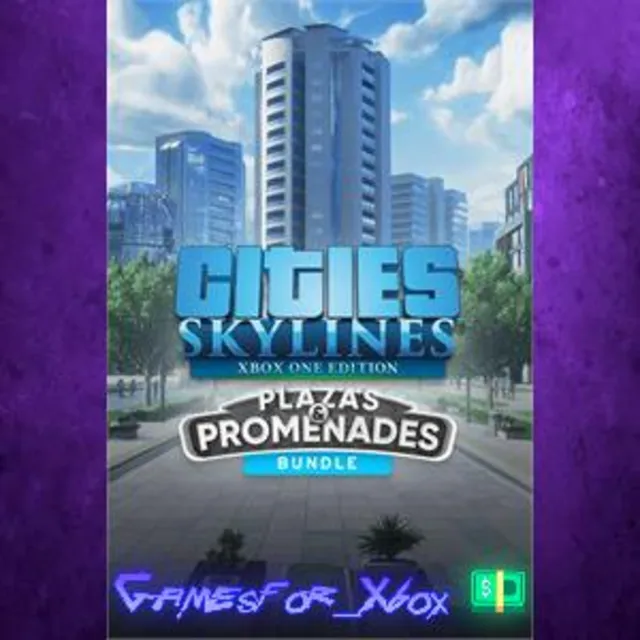 ☀️Cities Skylines - Plazas &amp; Promenades Bundle XBOX DLC