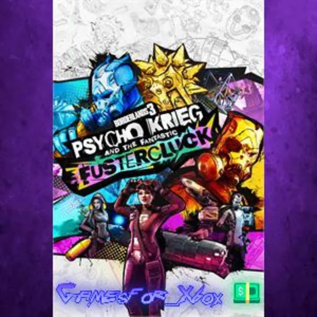 ☀️Borderlands 3 Psycho Krieg and the Fantastic Fustercluck XBOX DLC