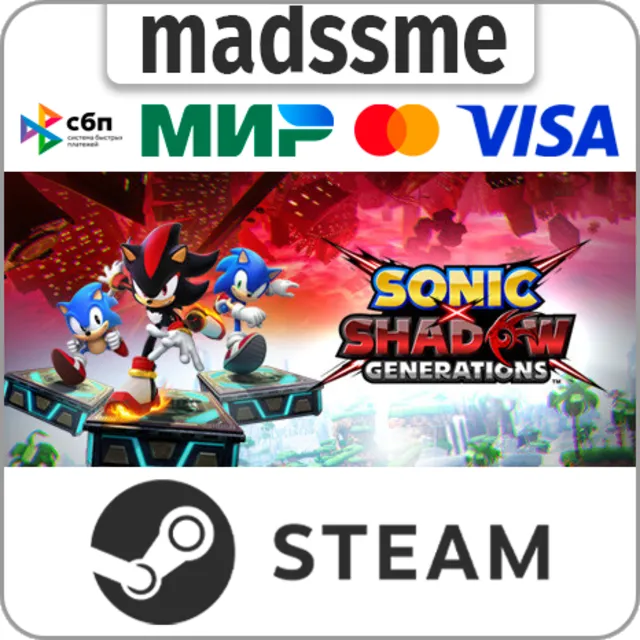 SONIC X SHADOW GENERATIONS * RU/KZ/СНГ * STEAM 🚀 АВТО