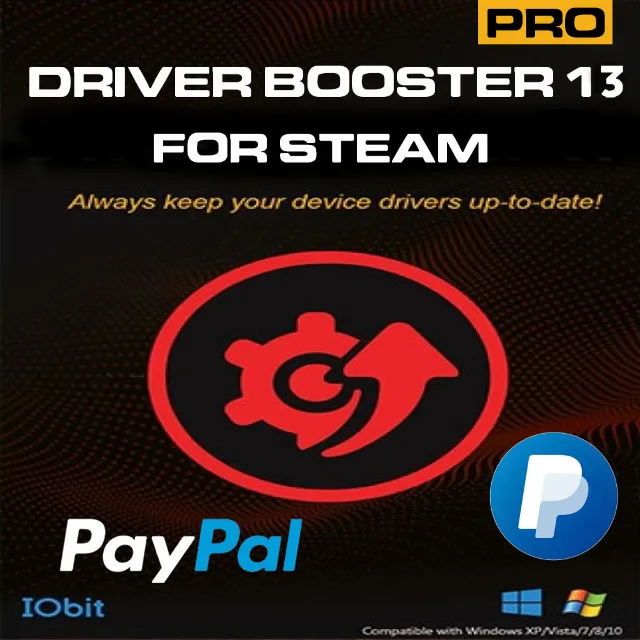 Driver Booster 13 PRO for STEAM+SMART GAME Booster PRO 🅿️ 𝗣𝐀𝐘𝗣𝐀𝐋