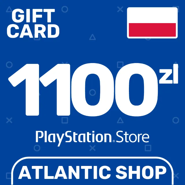 ⭐️Карта Пополнения PSN 1100 Злотых (PLN) Польша