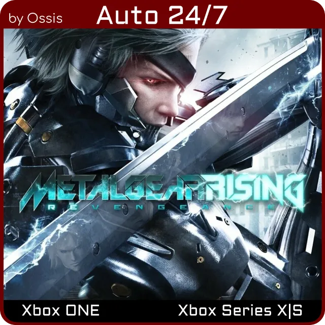 24/7 XBOX METAL GEAR RISING REVENGEANCE