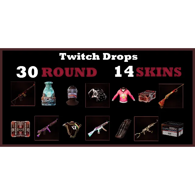🔥 TWITCH DROPS 🔥 Rust 2024 🔥 30 раунд 🔥 14 Скинов🔥