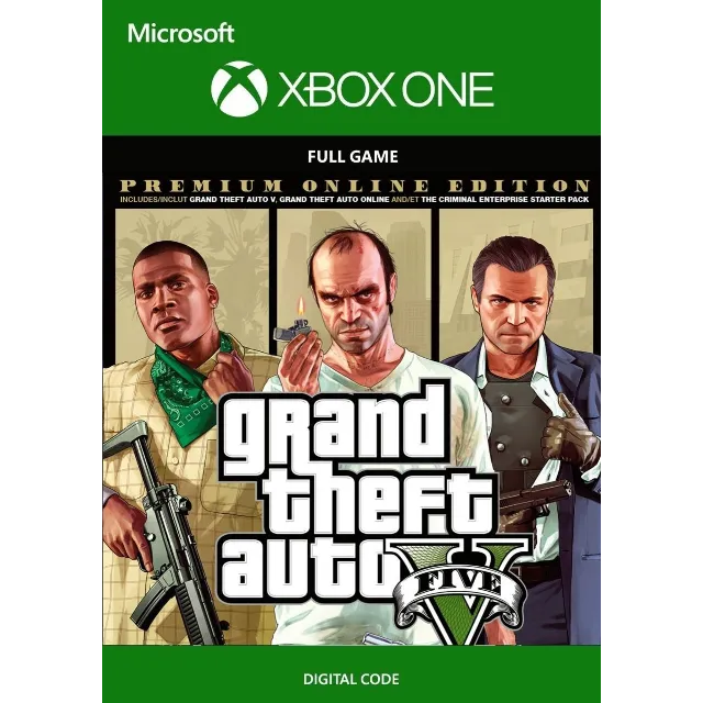 Grand Theft Auto V🌟Premium Online Ed🏆Xbox One💣GTA 5