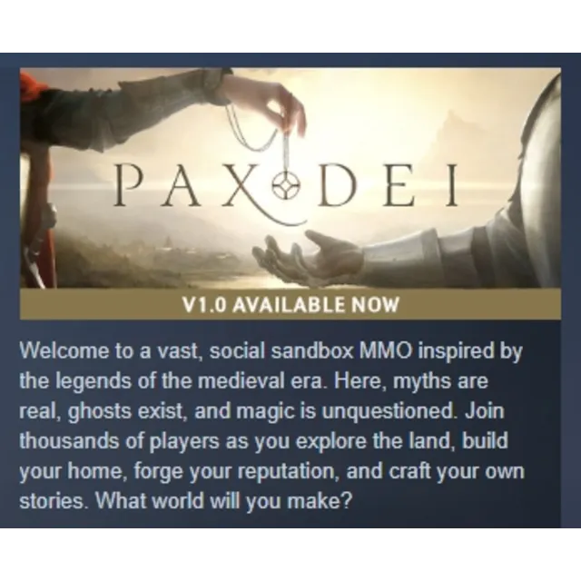 Pax Dei АВТОДОСТАВКА STEAM GLOBAL МГНОВЕННО ЛИЦЕНЗИЯ