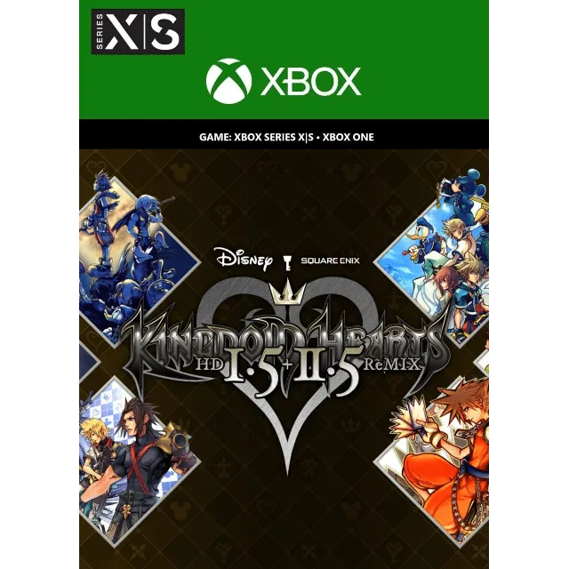 ⭐️ Kingdom Hearts HD 1.5 + 2.5 ReMIX Xbox One Serie X|S