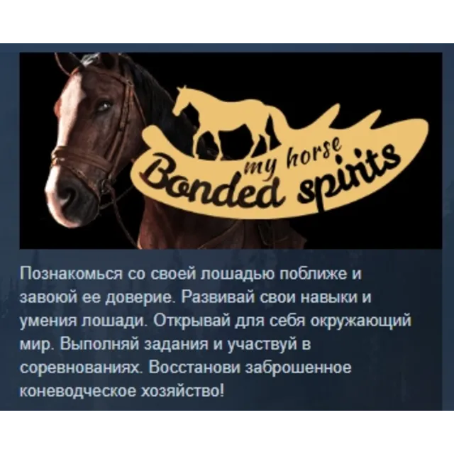 My Horse: Bonded Spirits АВТОДОСТАВКА STEAM GLOBAL МГНОВЕННО ЛИЦЕНЗИЯ