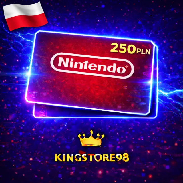 💎Карта Nintendo eShop 250zł PLN(Злотых) 🔥Польша💎