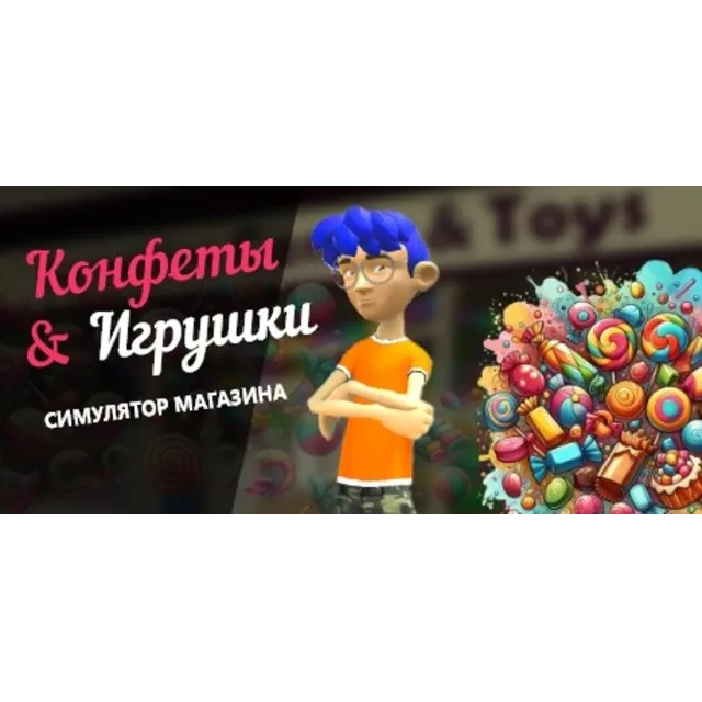 Candy &amp; Toys Store Simulator 💎 АВТОДОСТАВКА STEAM GLOBAL МГНОВЕННО ЛИЦЕНЗИЯ