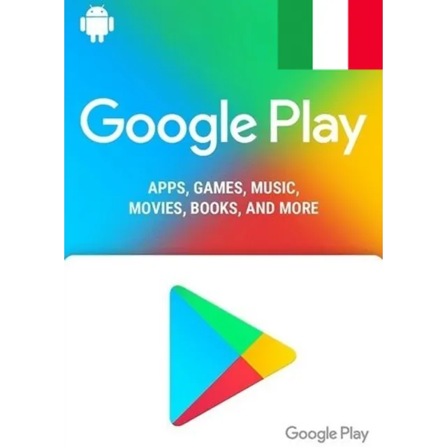 GOOGLE PLAY GIFT CARD 1 € EURO - ИТАЛИЯ IT ITA 🔥 + 🎁