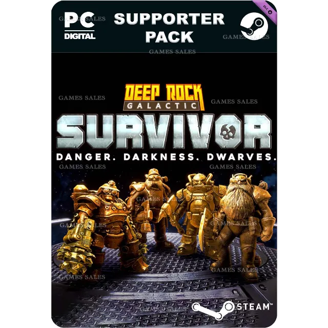 ✅💙DEEP ROCK GALACTIC: SURVIVOR - SUPPORTER PACK💙STEAM