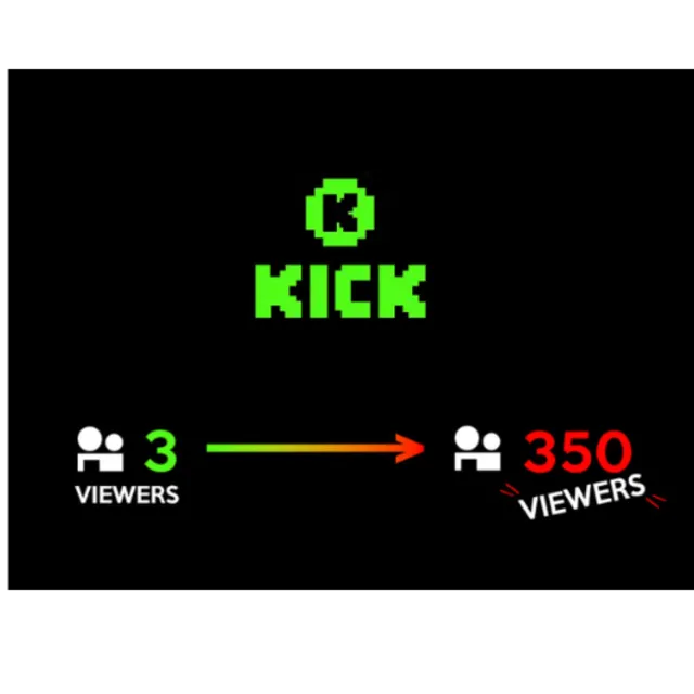 Kick Live Viewers Online \ Monthly Plan \ 💚 Best Prices 💚