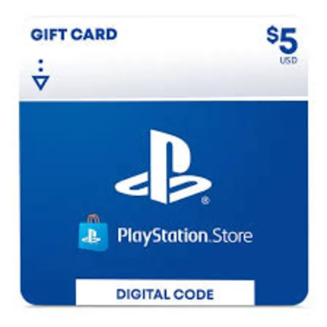 Карта PlayStation Network (PSN) - 5 долларов USA (USD)