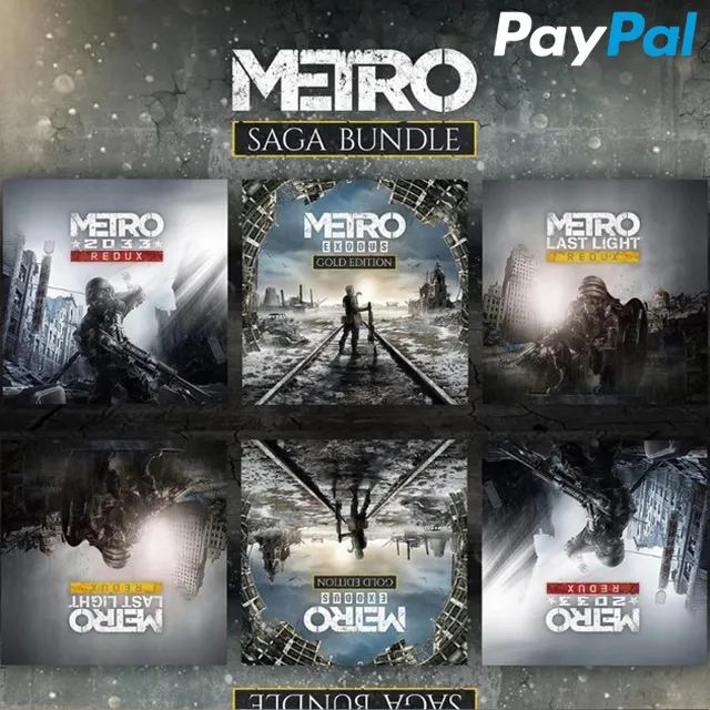 Metro Saga Bundle+Exodus+2033 Redux+Last Light STEAM