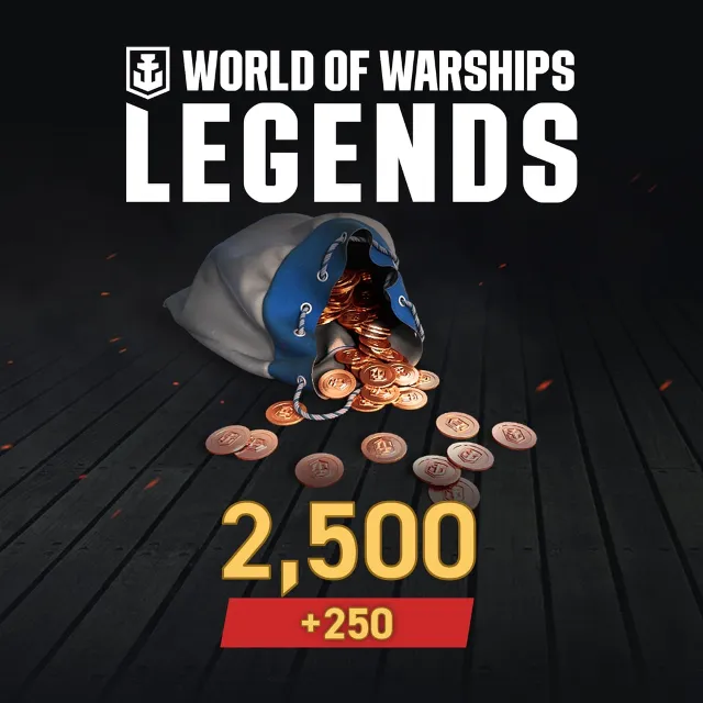 World of Warships: Legends - 2750 дублонов PS4 ПСН