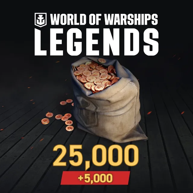 World of Warships: Legends - 30 000 дублонов PS4 ПСН