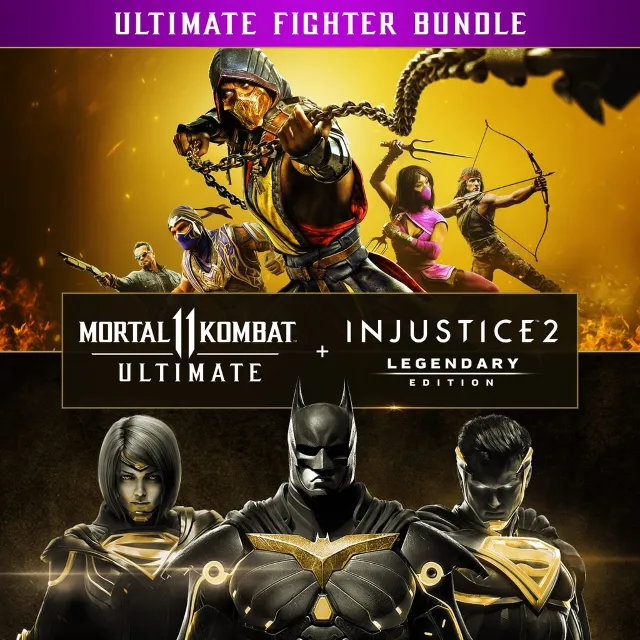 Mortal Kombat&nbsp;11 Ultimate + Injustice&nbsp;2 Leg. Edition Bundle PS4 PS5 ПСН PLAYSTATION