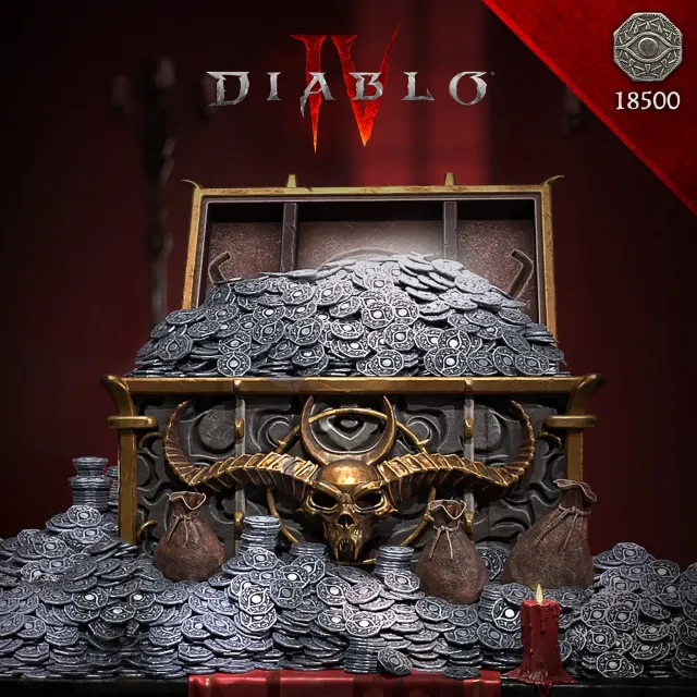 ✅Diablo IV 18 500 ед платины 15 000 3 500 ед Платины