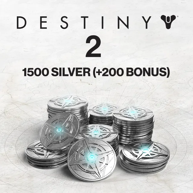 ✅1500 ед. серебра Destiny&nbsp;2 (+200 ед. в подарок)✅ПСН