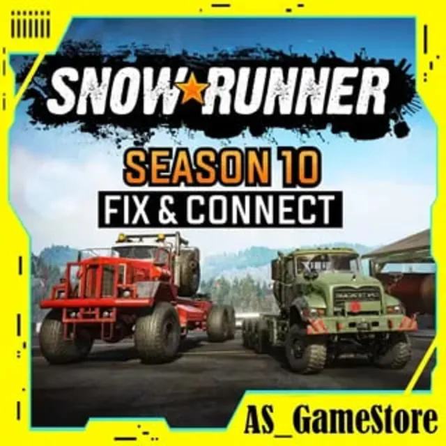 ⚫️SnowRunner - Сезон 10 Fix &amp; Connect / Сноураннер | ПК Epic Games EGS