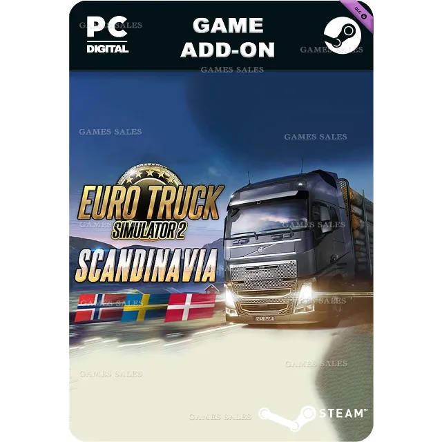 ✅💙EURO TRUCK SIMULATOR 2 - SCANDINAVIA💙STEAM GIFT🤖