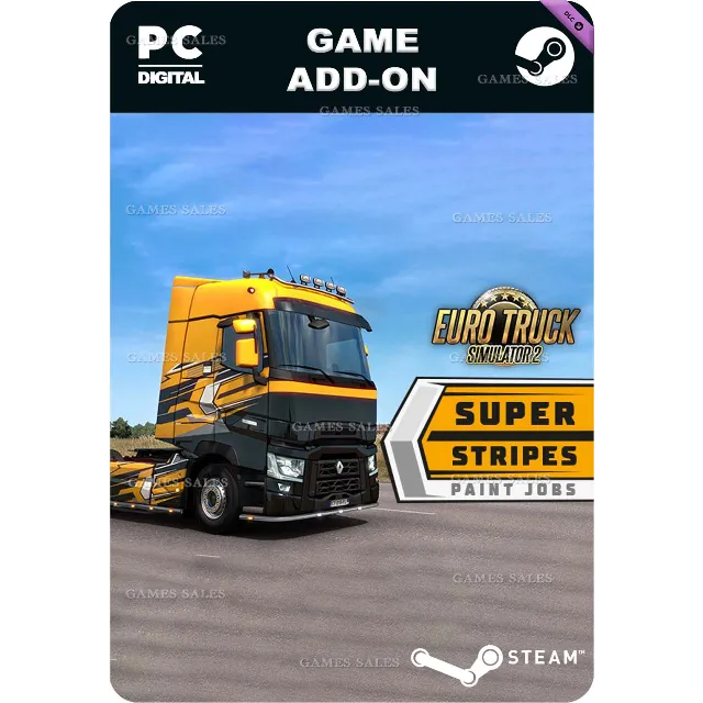 ✅💙EURO TRUCK SIMULATOR 2 SUPER STRIPES PAINT JOBS PACK